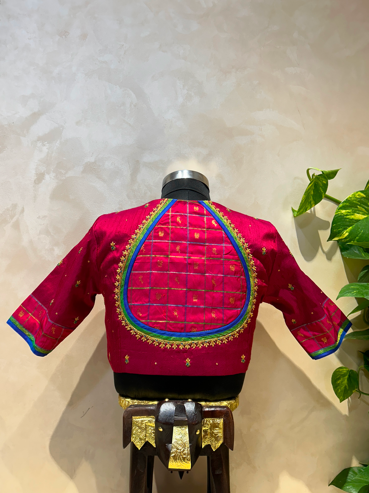 Raw Silk Blouse
