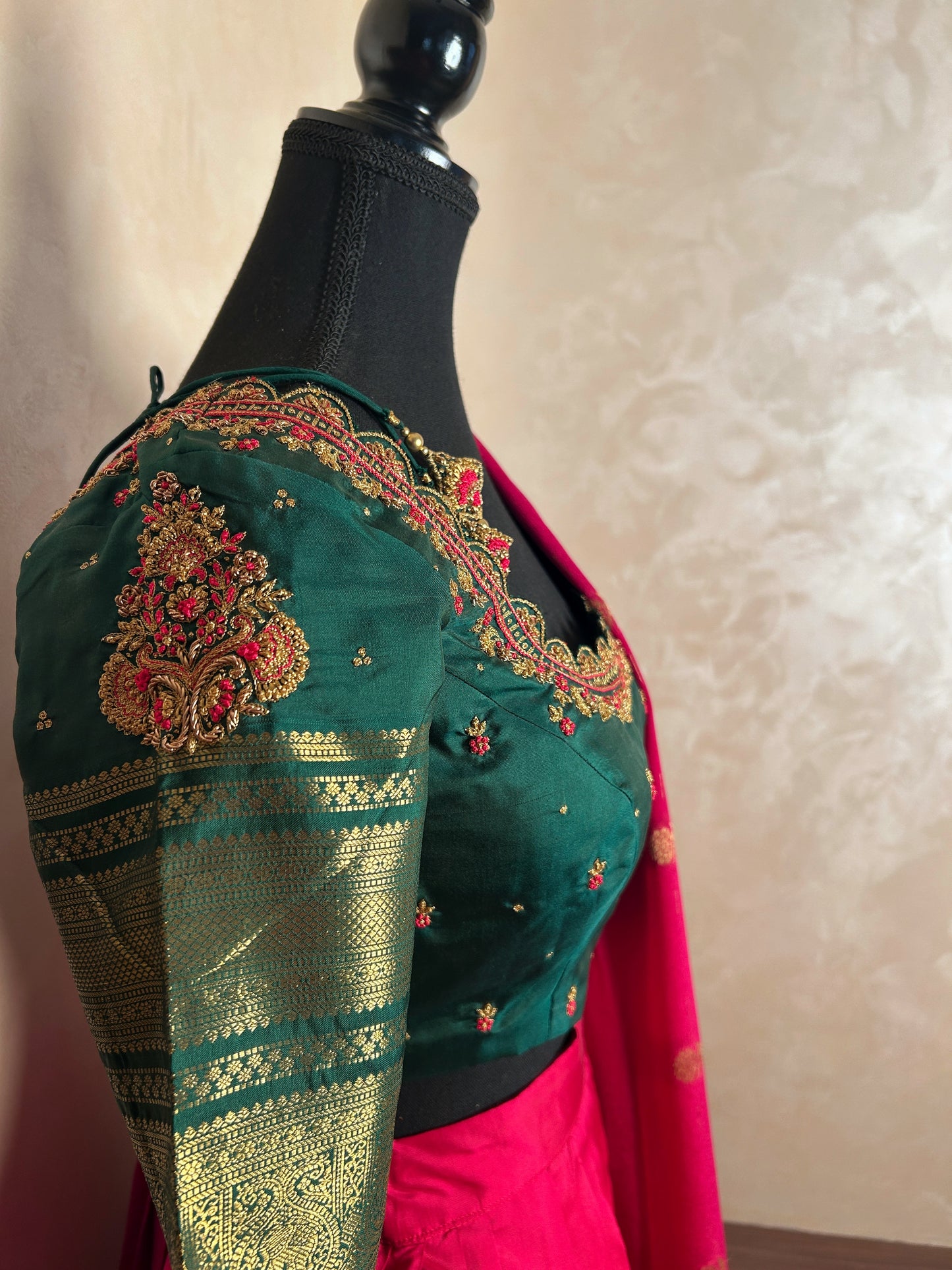 Kanjivaram silk lehenga set