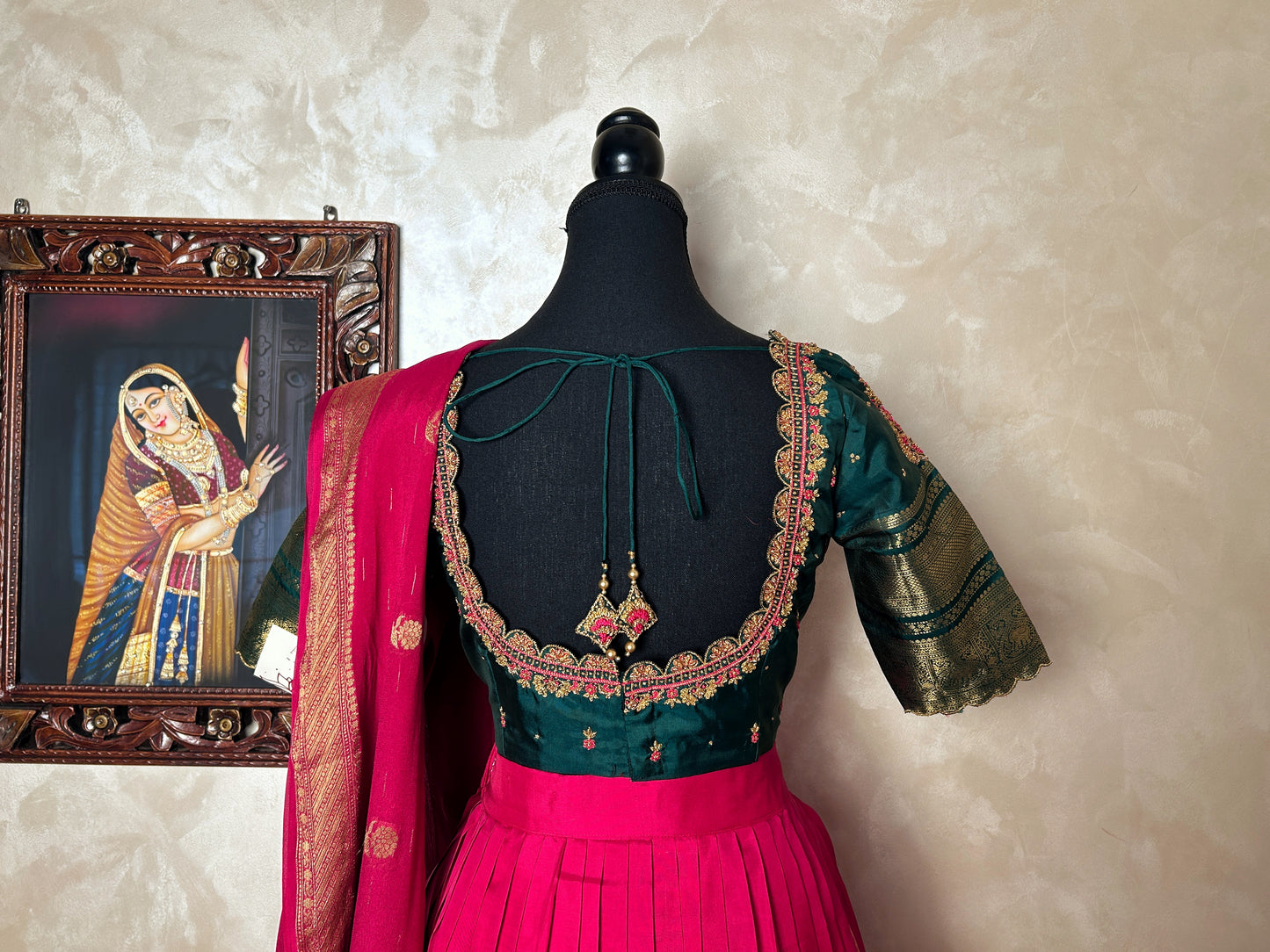 Kanjivaram silk lehenga set