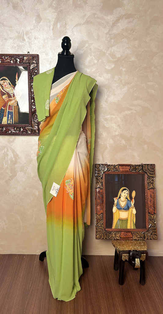Shaded Georgette Saree