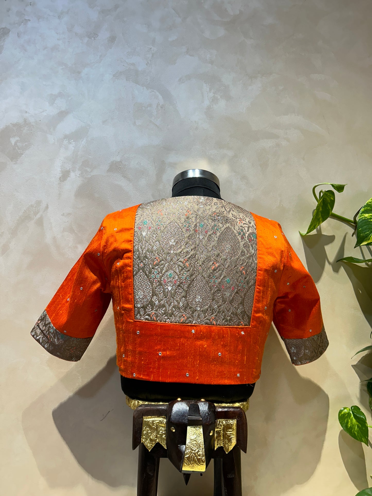 Raw Silk Blouse