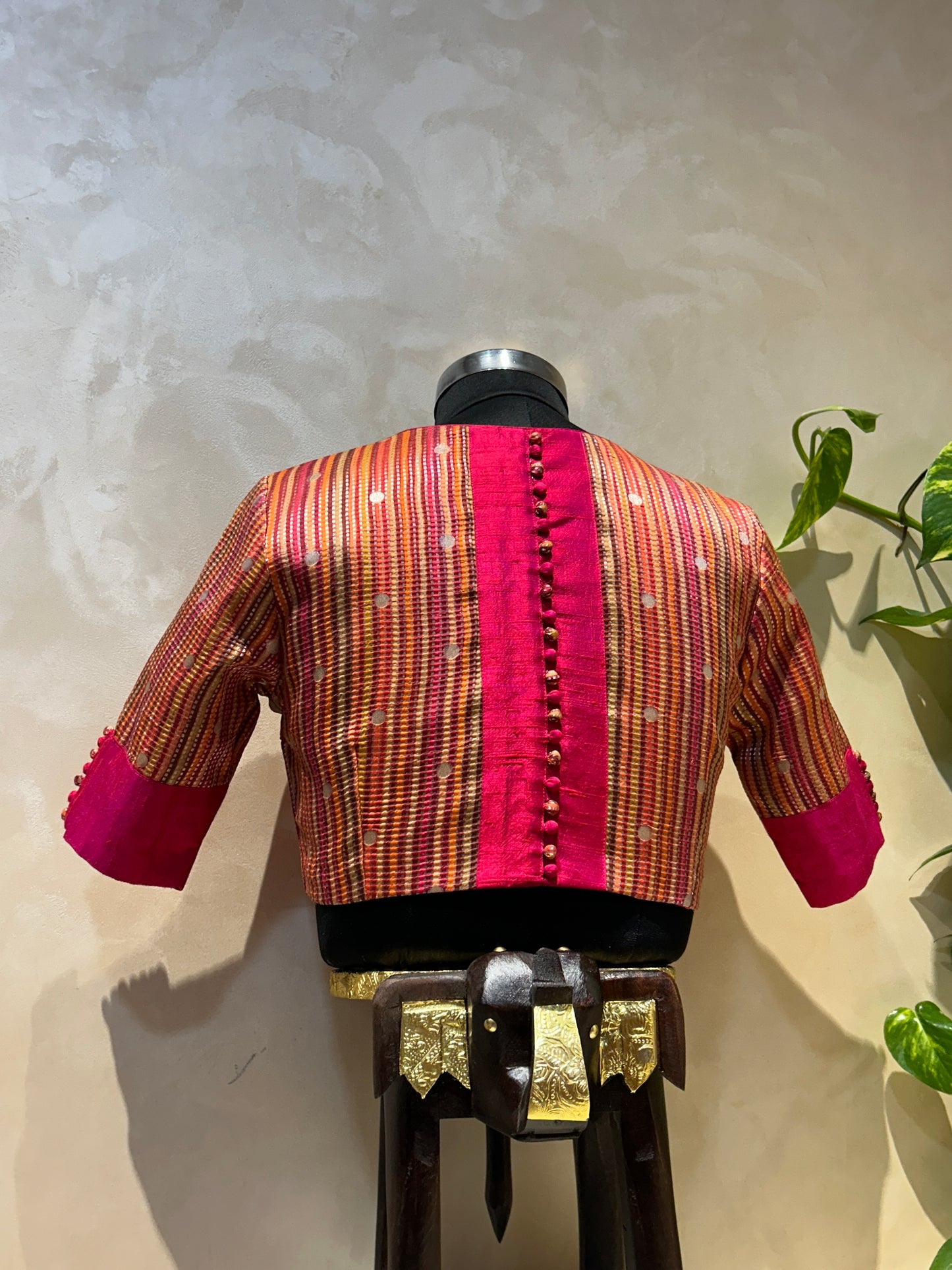 Silk Brocade Blouse