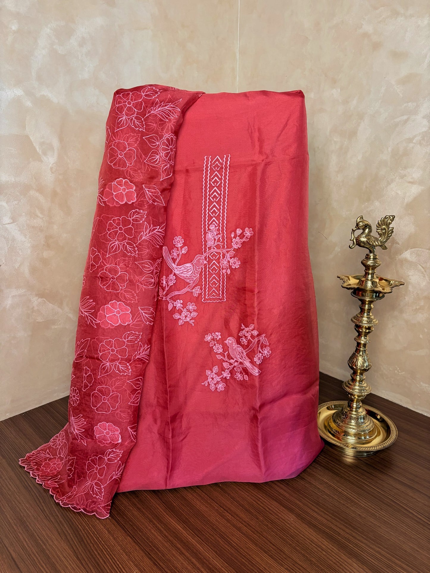 Organza Kurthi Set