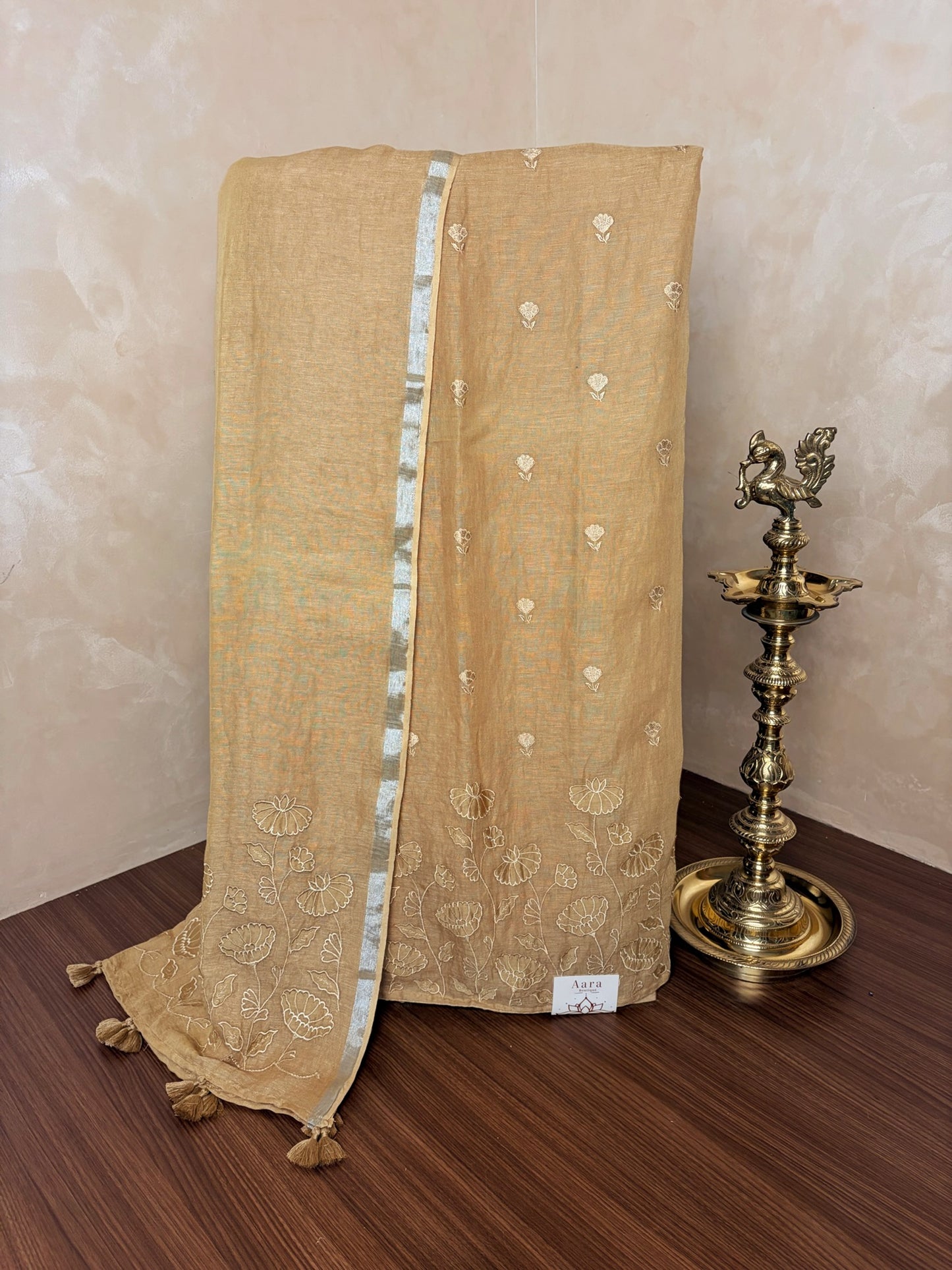 Linen Kurthi Set