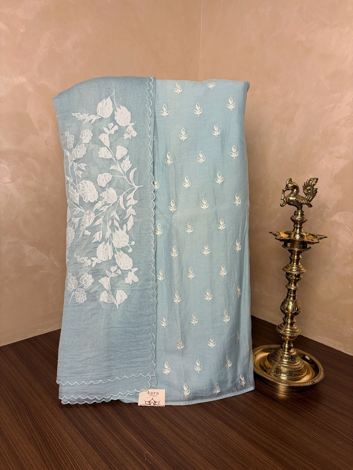 Mul Chanderi Cotton Kurthi Set